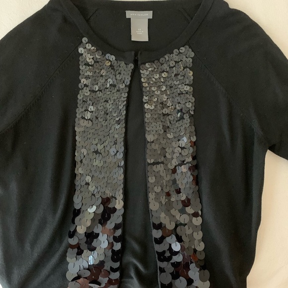 NWOT Ann Taylor sequin sweater.  XS - Picture 5 of 15